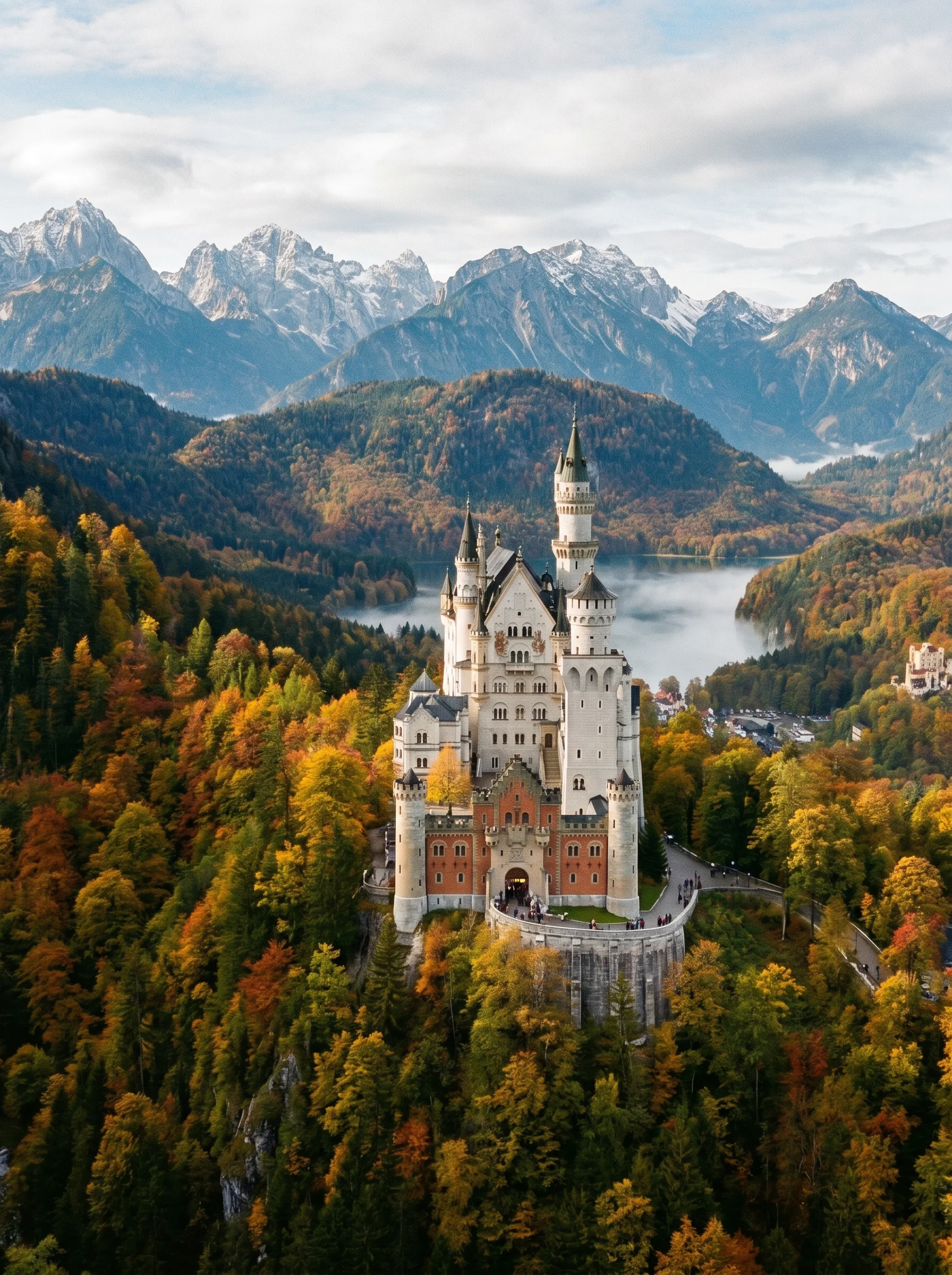 Neuschwanstein Castle in Bavaria, Germany