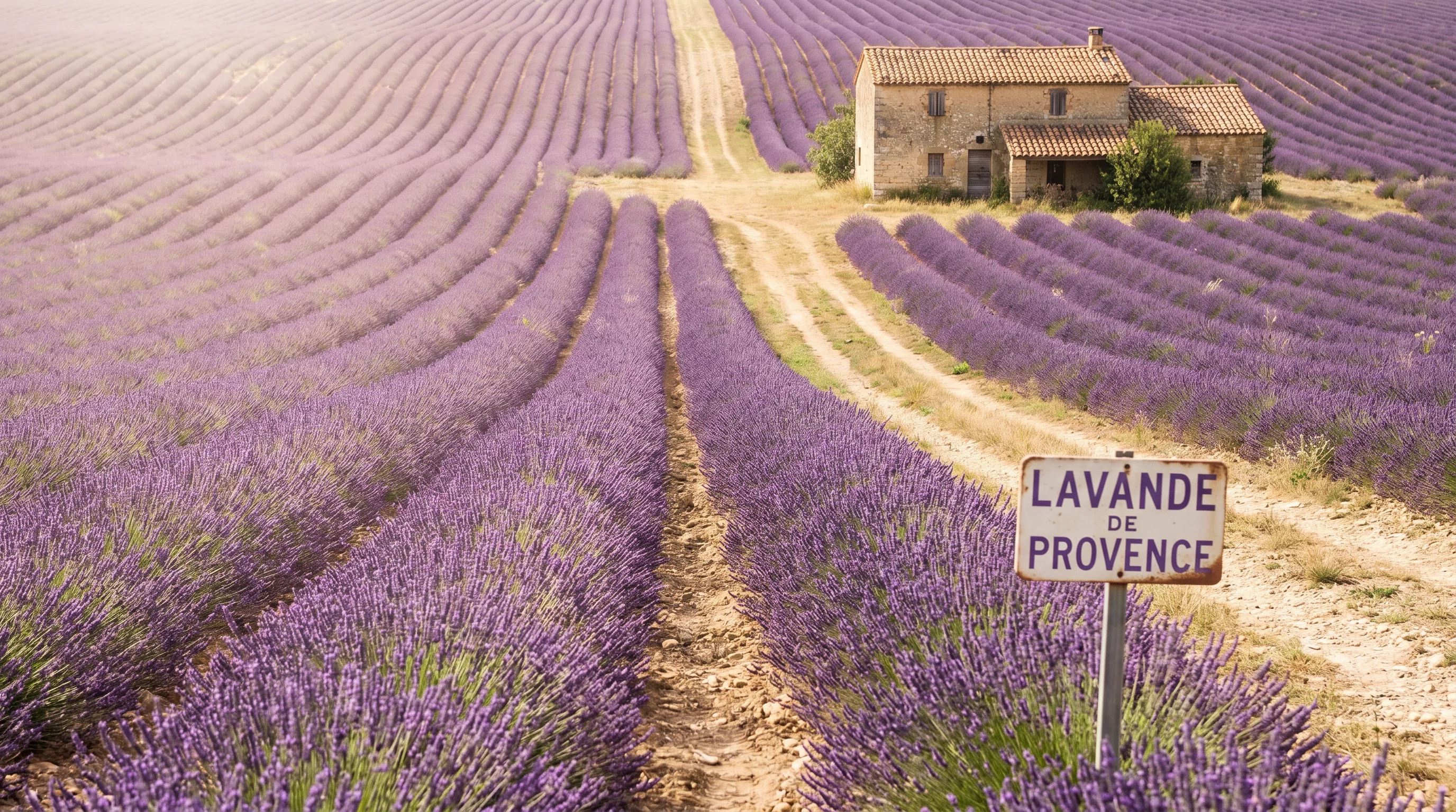 Lavender fields in Provence, southern France